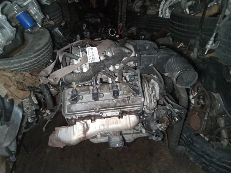 2001 2002 2003 2004 TOYOTA SEQUOIA ENGINE MOTOR ASSEMBLY 4.7L V8 2UZFE