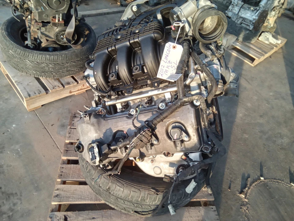 2011 2012 LINCOLN MKZ FORD FUSION VIN C, 8th digit 3.5L ENGINE MOTOR W/O COOLER