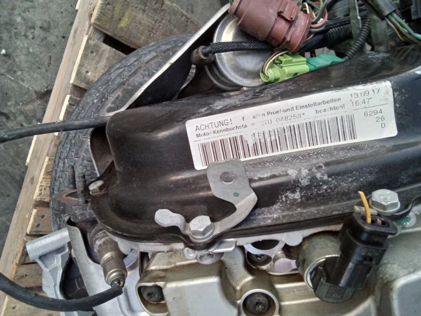 2012 2013 2014 2015 AUDI A6 A7 3.0L ENGINE MOTOR ASSEMBLY W/ SUPERCHARGER CTU