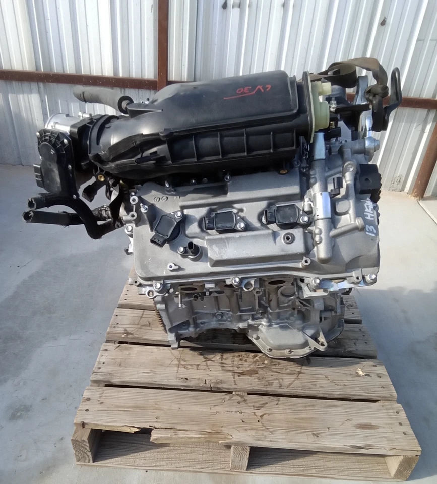 10 11 12 13 TOYOTA HIGHLANDER 3.5L ENGINE MOTOR ASSY W/ OIL COOLER 2GRFE GRADE A