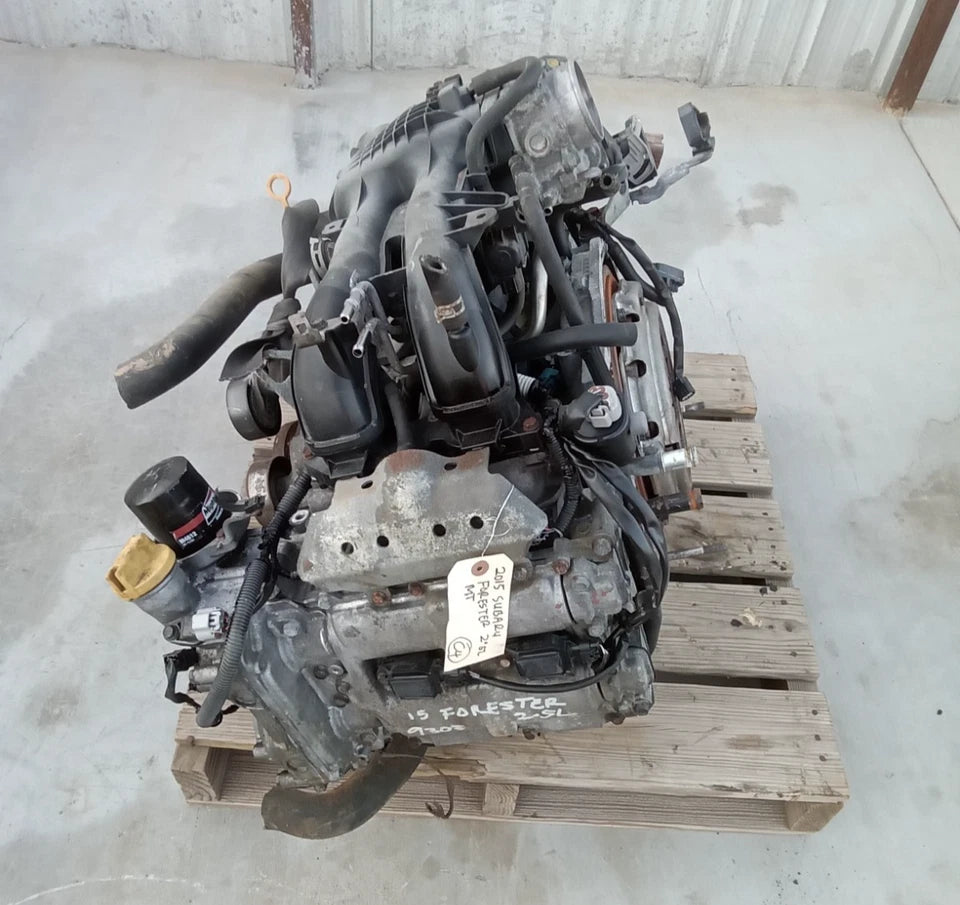 14 15 SUBARU FORESTER 2.5L MANUAL TRANSMISSION ENIGNE MOTOR ASSY VIN A MT FB25