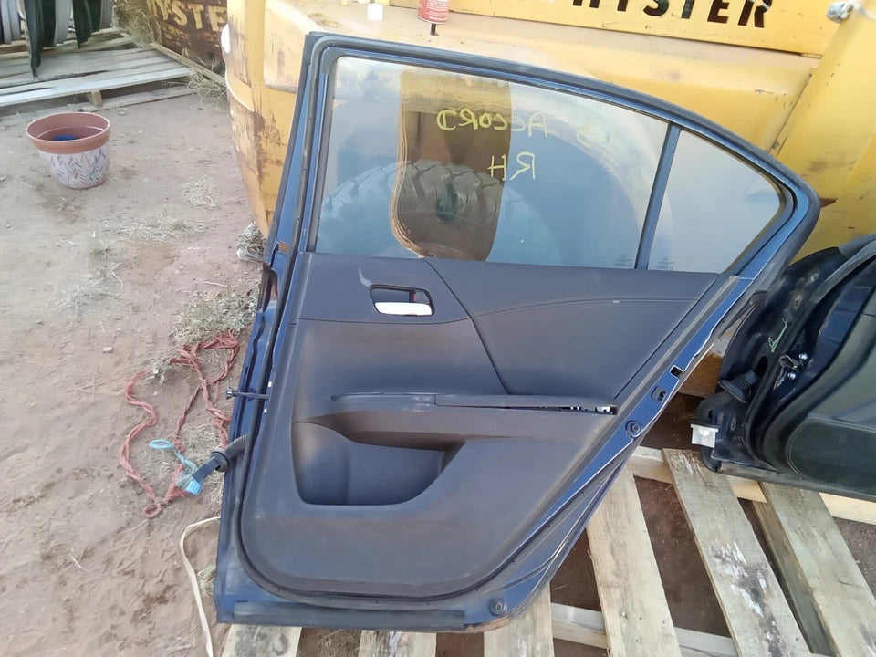 13-17 HONDA ACCORD SDN FRONT & REAR RIGHT PASSENGER SIDE 2 DOORS - BLUE B588PX