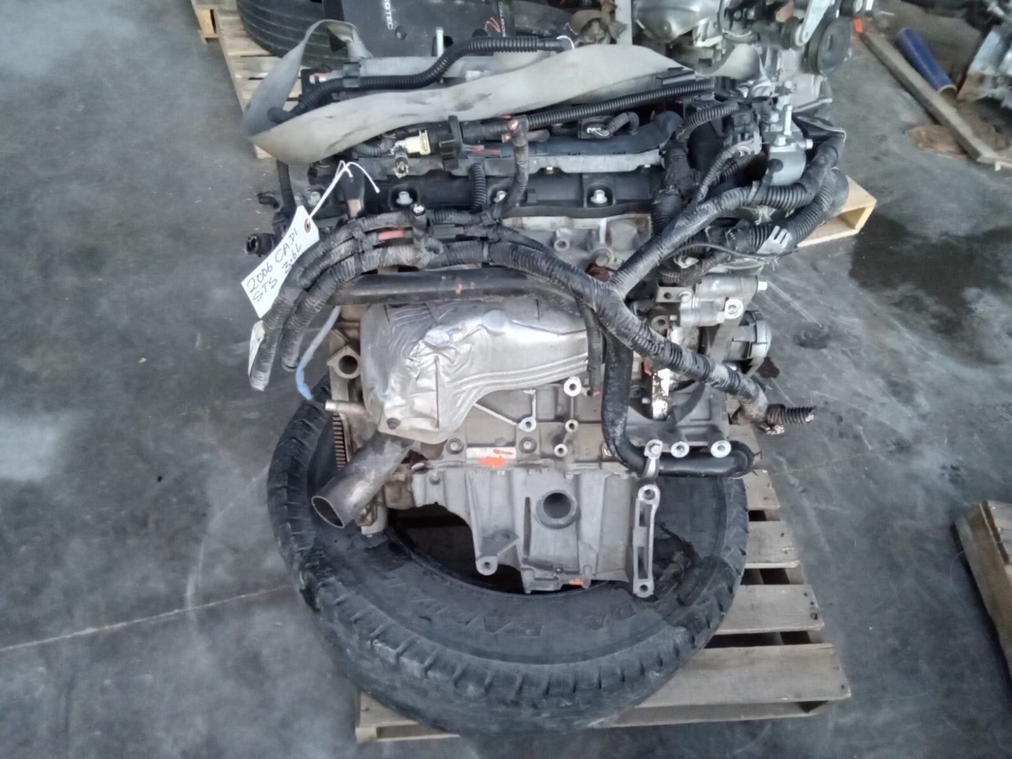 2006 CADILLAC SRX STS 3.6L VIN 7, 8th digit, opt LY7 ENGINE MOTOR ASSEMBLY 122K