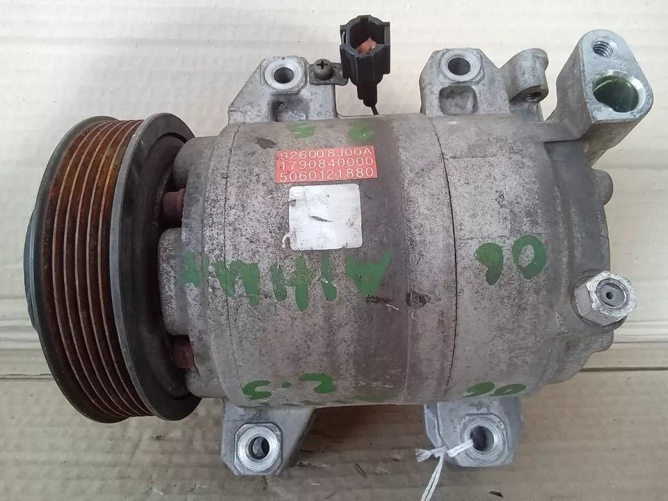 2002-2006 NISSAN ALTIMA 2.5L A/C COMPRESSOR 92600-8J00A - OEM