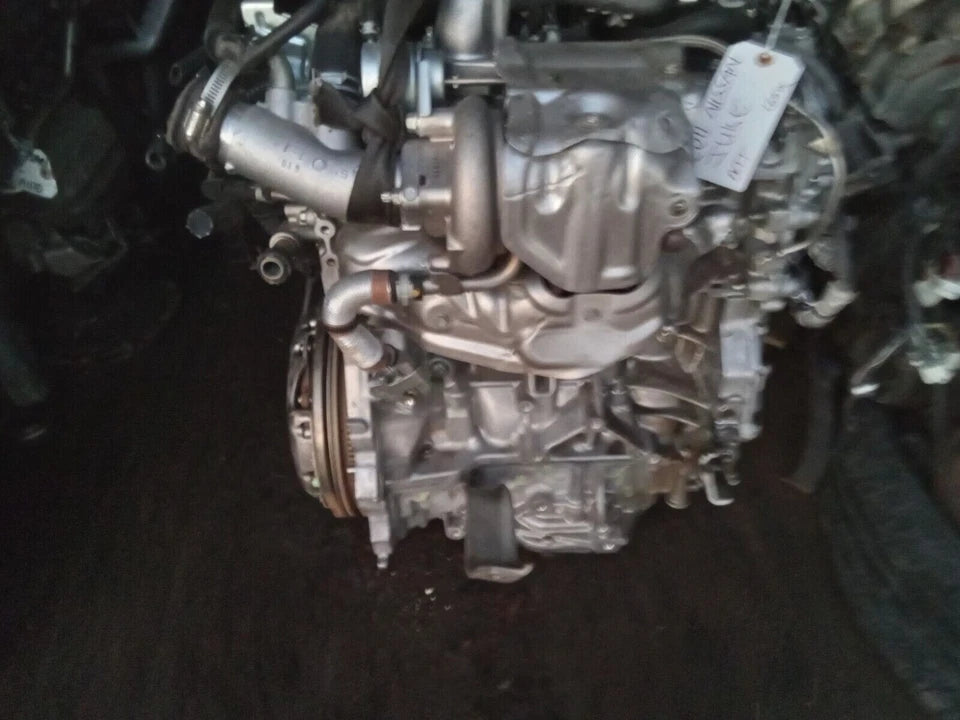 2011 2012 2013 2014 NISSAN JUKE 1.6L W/TURBO MR16DDT ENGINE MOTOR ASSY MANUAL MT