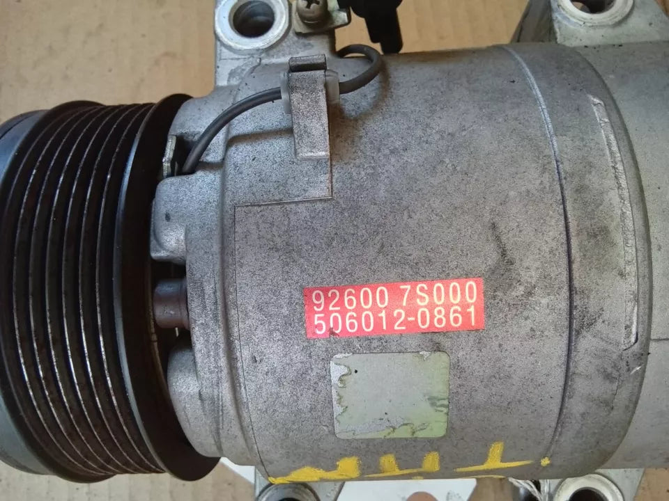 2004-2007 NISSAN TITAN 5.6L A/C COMPRESSOR 92600-7S000 - OEM