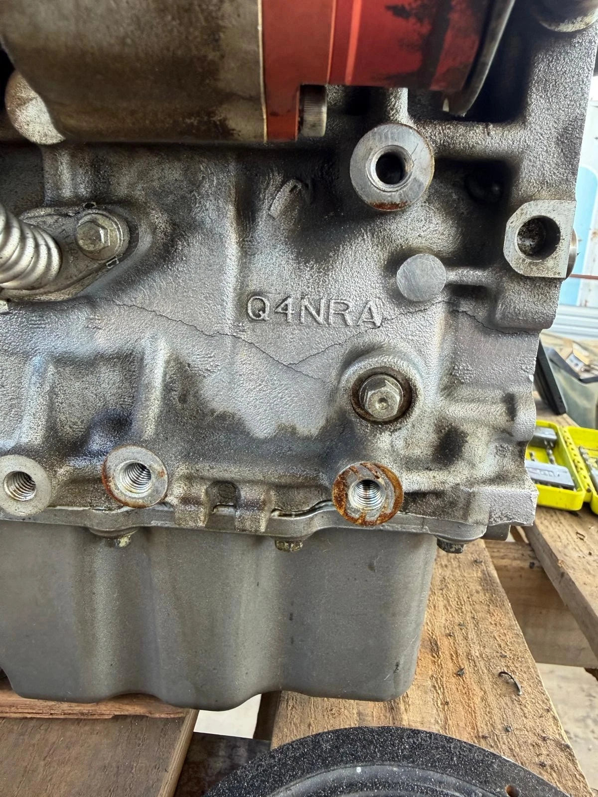 15 16 17 18 FORD FOCUS ST 2.0L TURBO ENGINE MOTOR W/TURBO CRACKED BLOCK FOR PART