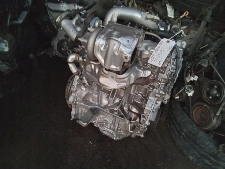 2011 2012 2013 2014 NISSAN JUKE 1.6L W/TURBO MR16DDT ENGINE MOTOR ASSY MANUAL MT