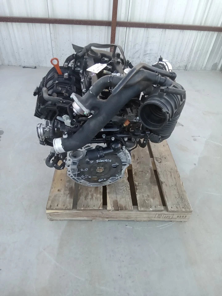 12-15 KIA OPTIMA 11-14 HYUNDAI SONATA 2.0L W/TURBO ENGINE MOTOR 65K MILES G4KH