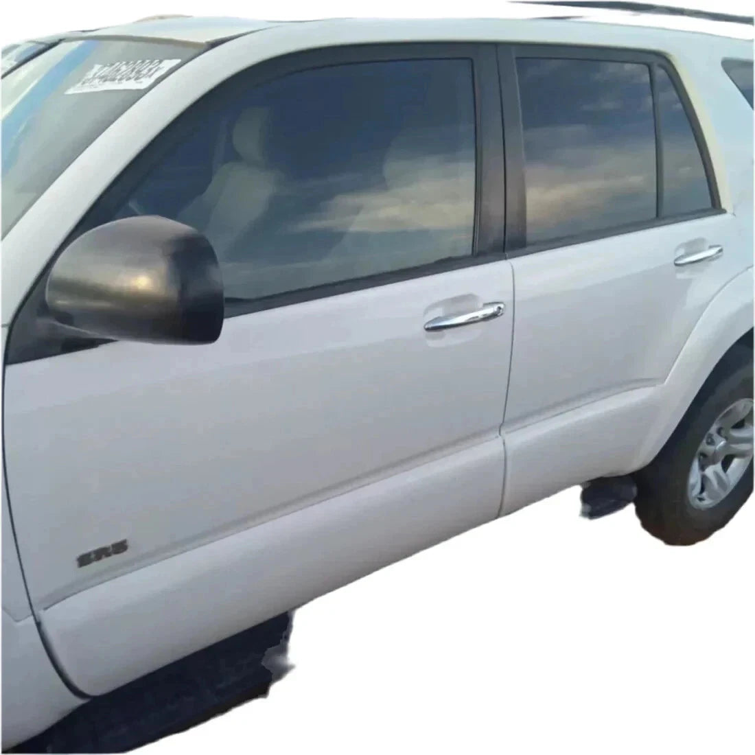 03-09 TOYOTA 4RUNNER FRONT & REAR LEFT SIDE DOORS DOOR SET (2 DOORS) WHITE COLOR