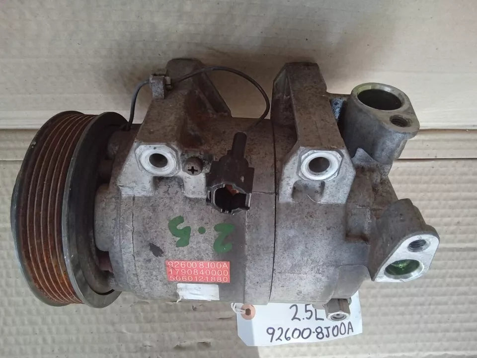 2002-2006 NISSAN ALTIMA 2.5L A/C COMPRESSOR 92600-8J00A - OEM