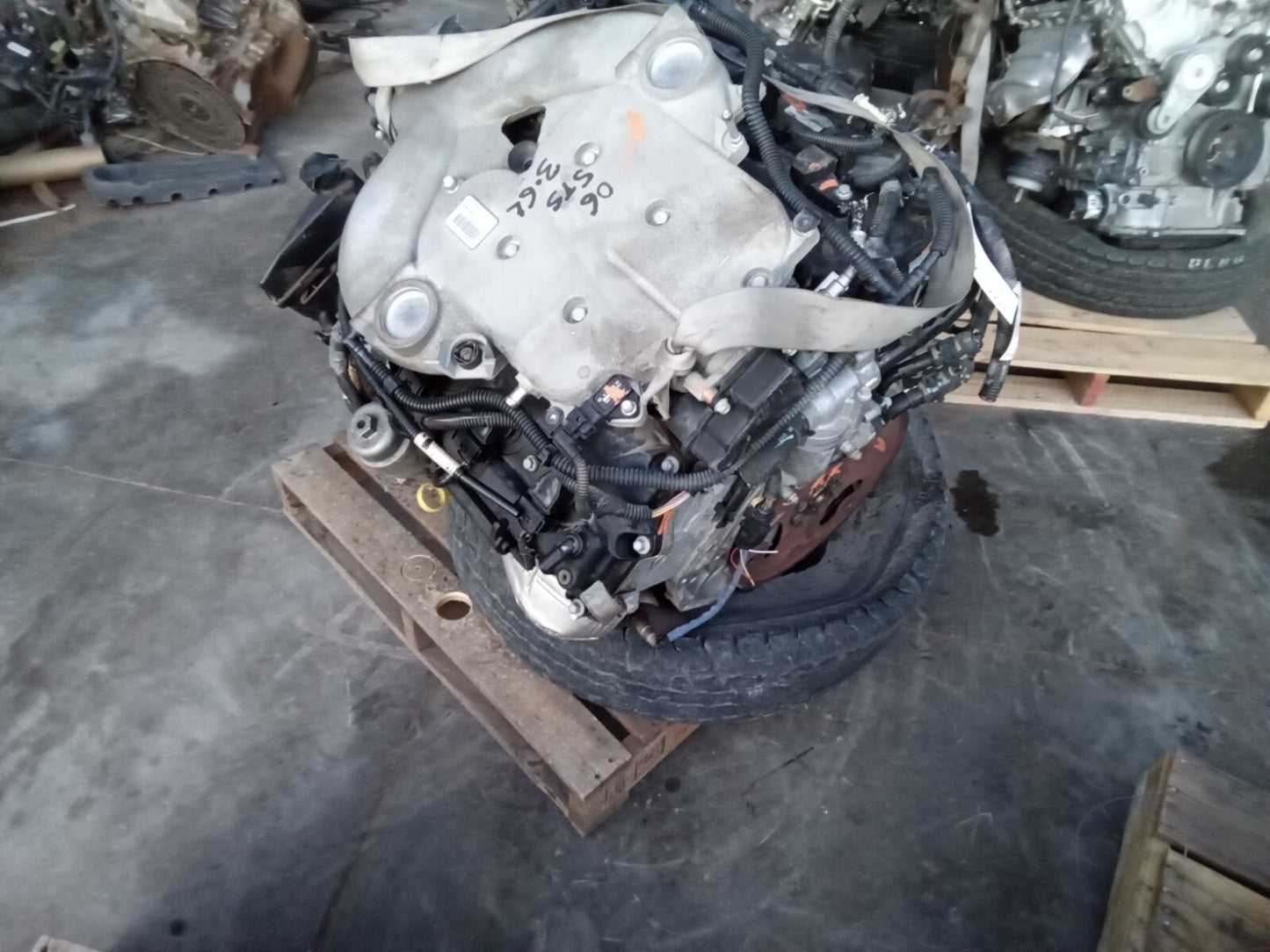 2006 CADILLAC SRX STS 3.6L VIN 7, 8th digit, opt LY7 ENGINE MOTOR ASSEMBLY 122K