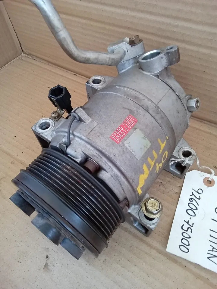 2004-2007 NISSAN TITAN 5.6L A/C COMPRESSOR 92600-7S000 - OEM