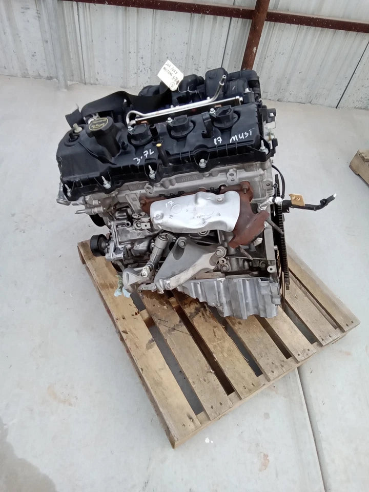 2015 2016 2017 FORD MUSTANG ENGINE MOTOR ASSEMBLY 3.7L VIN M, 8th digit