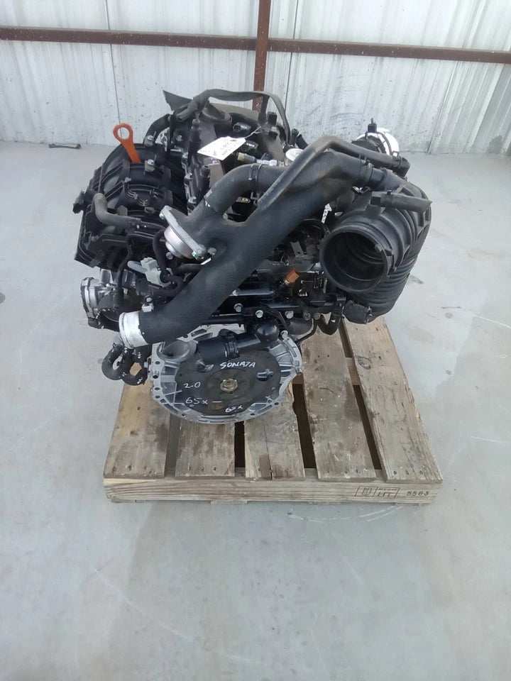 12-15 KIA OPTIMA 11-14 HYUNDAI SONATA 2.0L W/TURBO ENGINE MOTOR 65K MILES G4KH