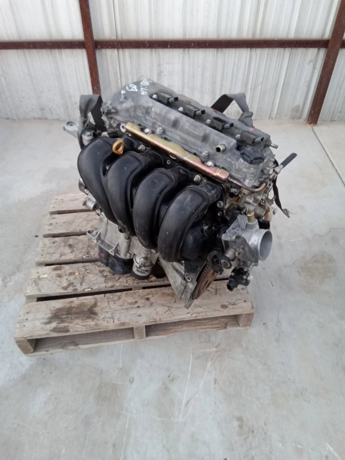 2003 2004 (THRU 04/04) TOYOTA COROLLA 1.8L ENGINE MOTOR ASSEMBLY VIN R 1ZZFE