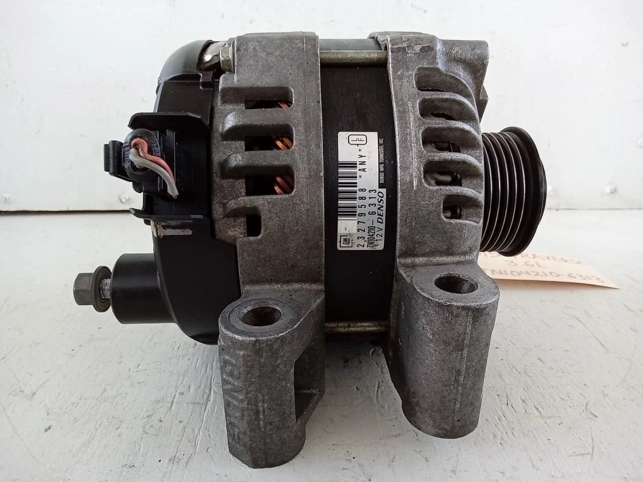 2009-2017 CHEVROLET TRAVERSE 3.6L ALTERNATOR GENERATOR - 23279588 | TN1042106313