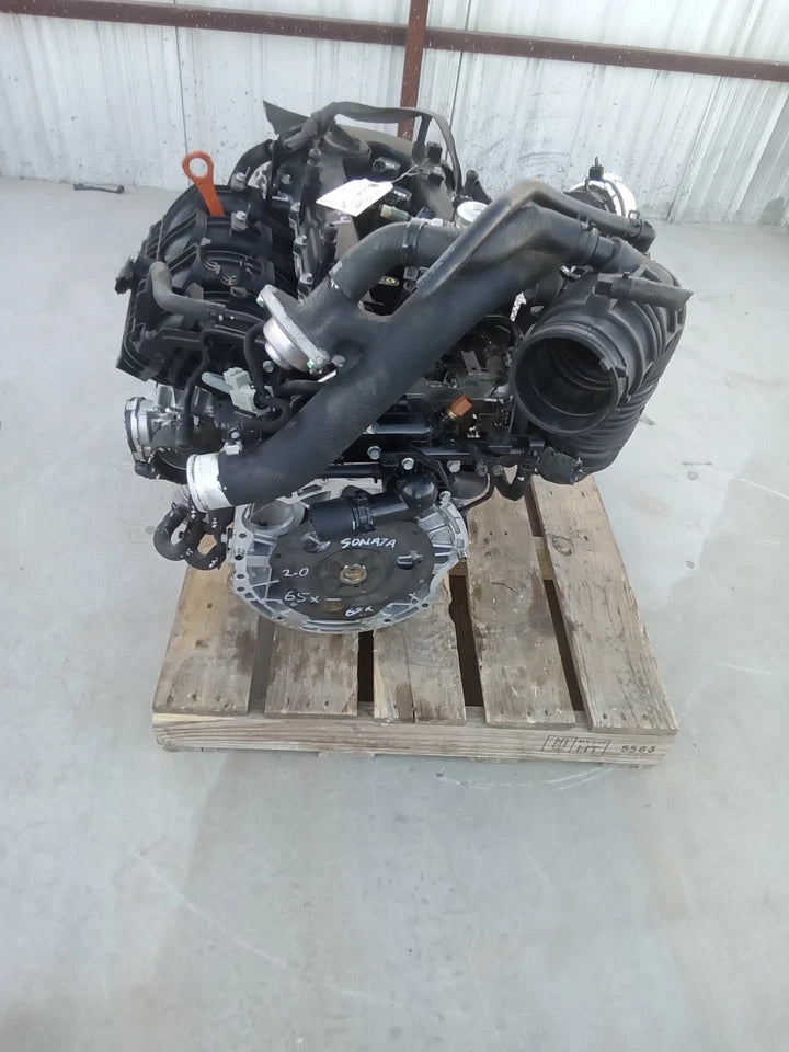 12-15 KIA OPTIMA 11-14 HYUNDAI SONATA 2.0L W/TURBO ENGINE MOTOR 65K MILES G4KH
