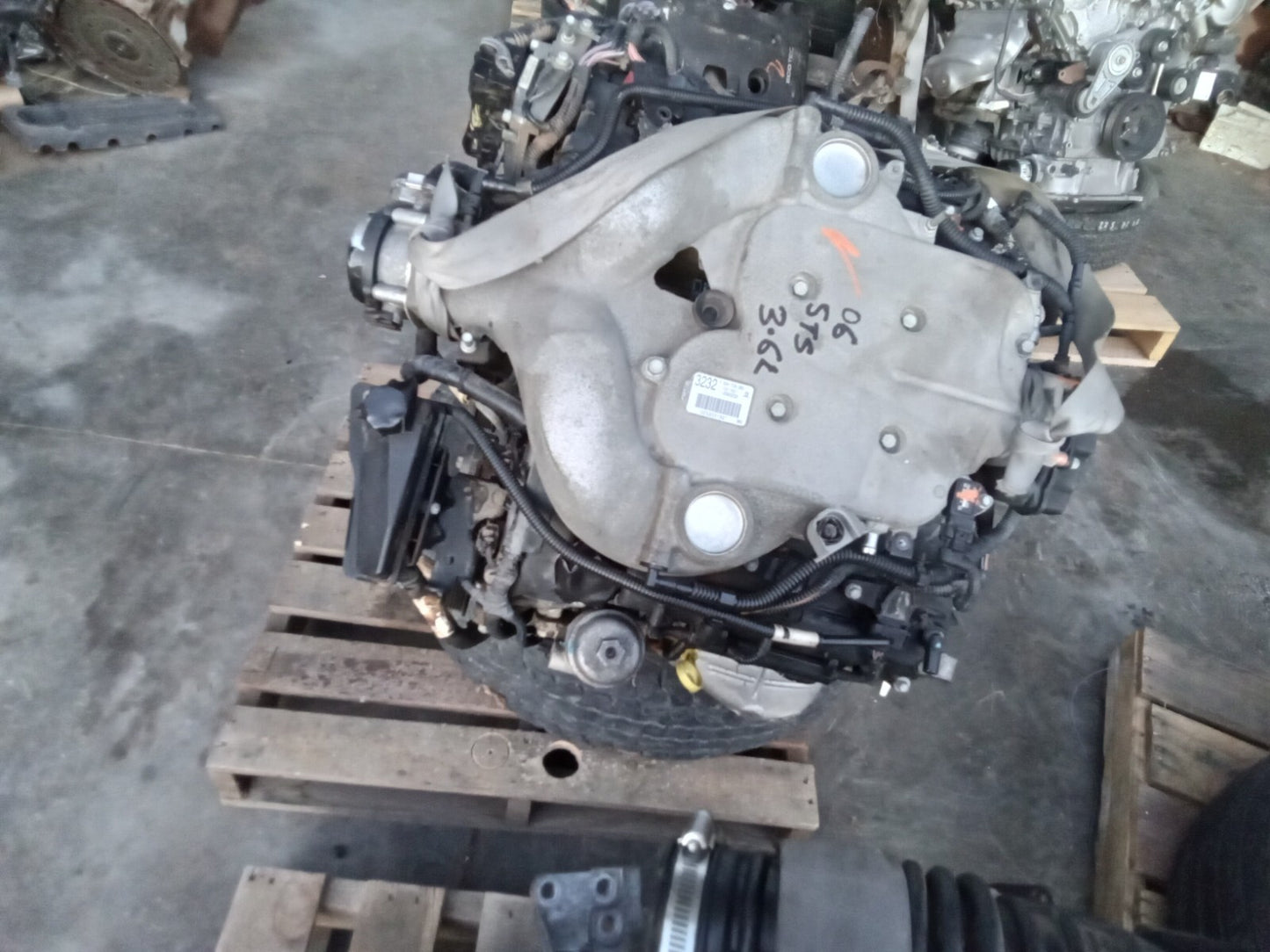 2006 CADILLAC SRX STS 3.6L VIN 7, 8th digit, opt LY7 ENGINE MOTOR ASSEMBLY 122K