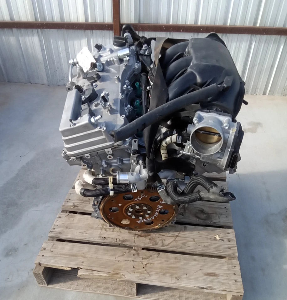 10 11 12 13 TOYOTA HIGHLANDER 3.5L ENGINE MOTOR ASSY W/ OIL COOLER 2GRFE GRADE A