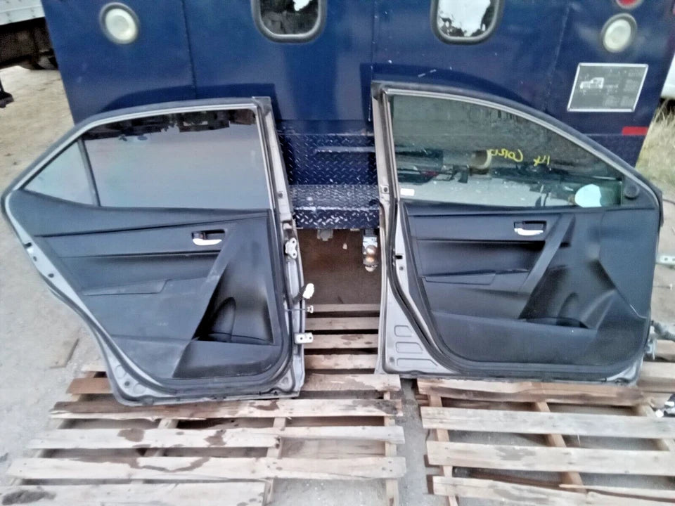 14 15 16 17 18 19 TOYOTA COROLLA FRONT & REAR LEFT DRIVER SIDE LH DOORS ASSY SET