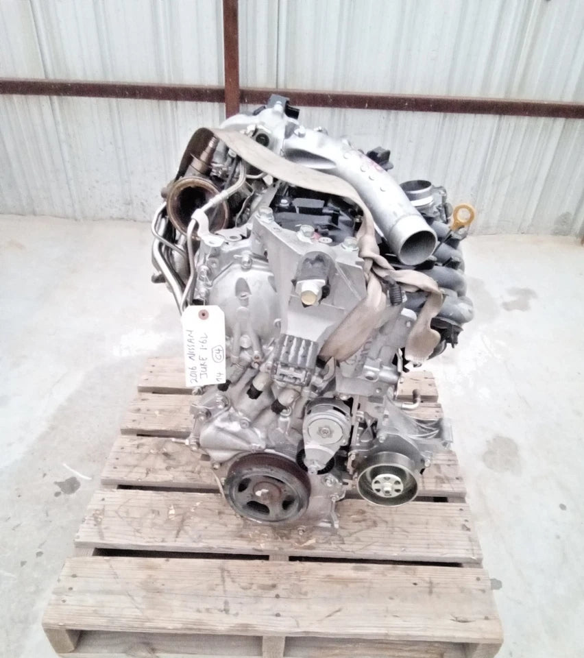2015 2016 17 NISSAN JUKE 1.6L VIN A MR16DDT CVT S W/TURBO ENGINE MOTOR ASSEMBLY