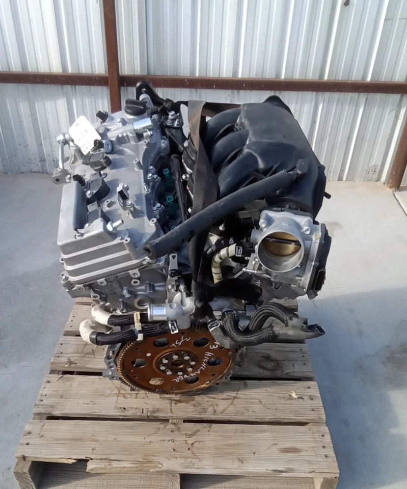10 11 12 13 TOYOTA HIGHLANDER 3.5L ENGINE MOTOR ASSY W/ OIL COOLER 2GRFE GRADE A