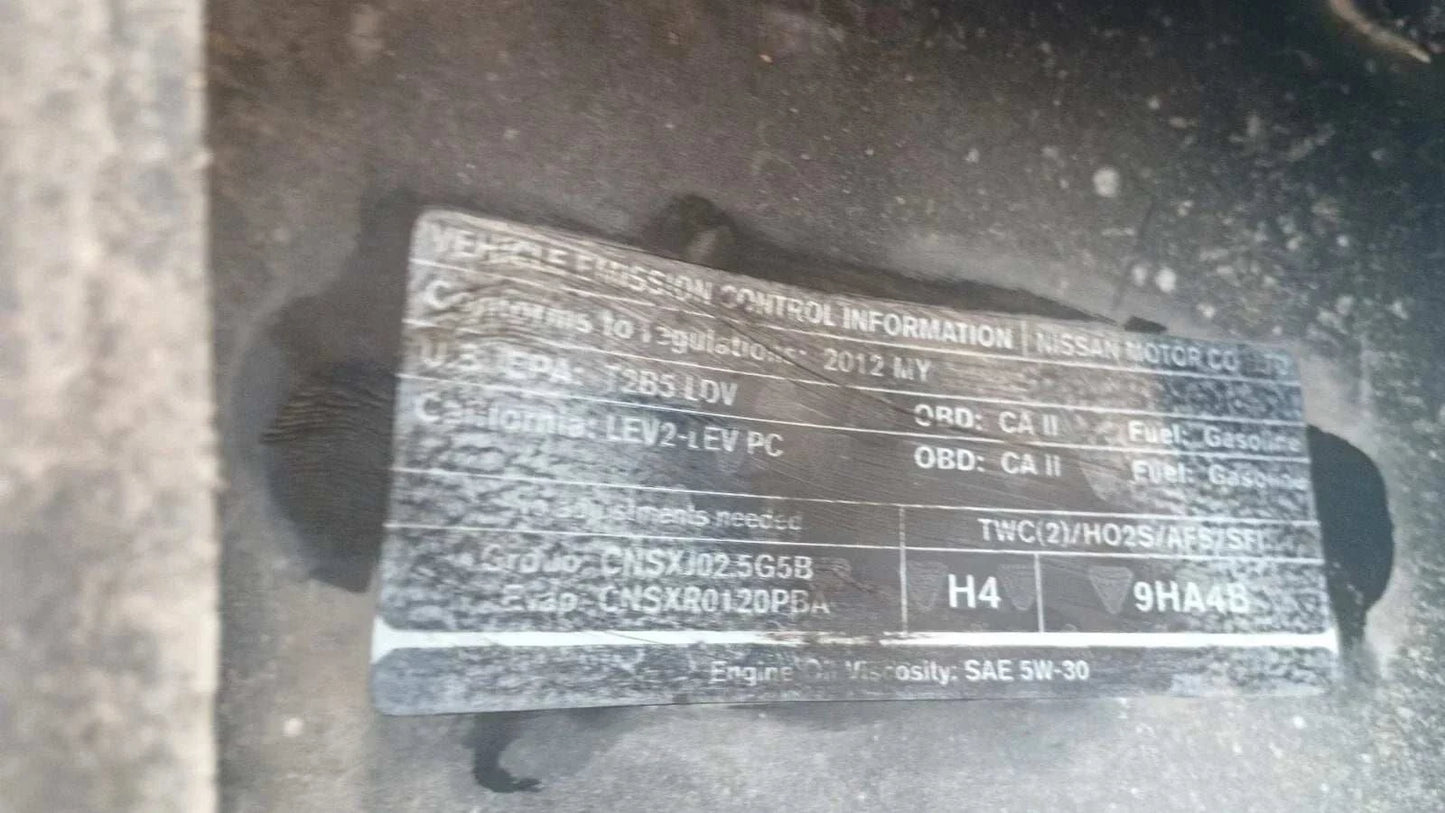 Nissan Altima 2.5L