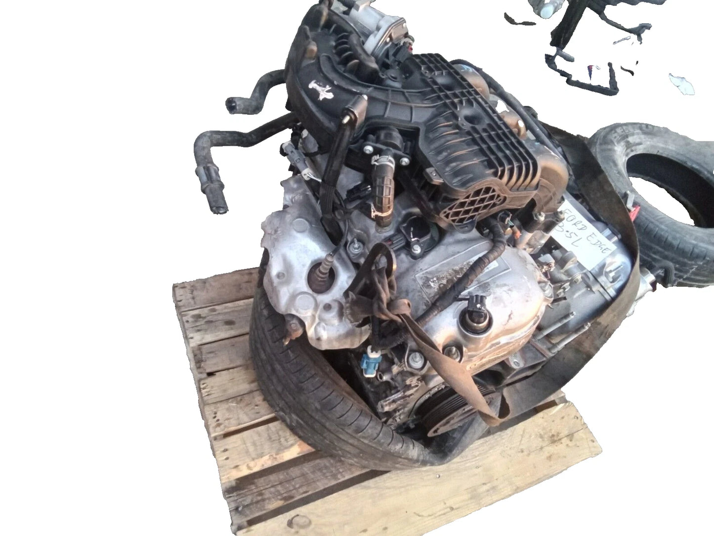 LINCOLN MKZ MKS MKX FORD TAURUS EXPLORER EDGE FLEX 3.5L ENGINE MOTOR W/O COOLER