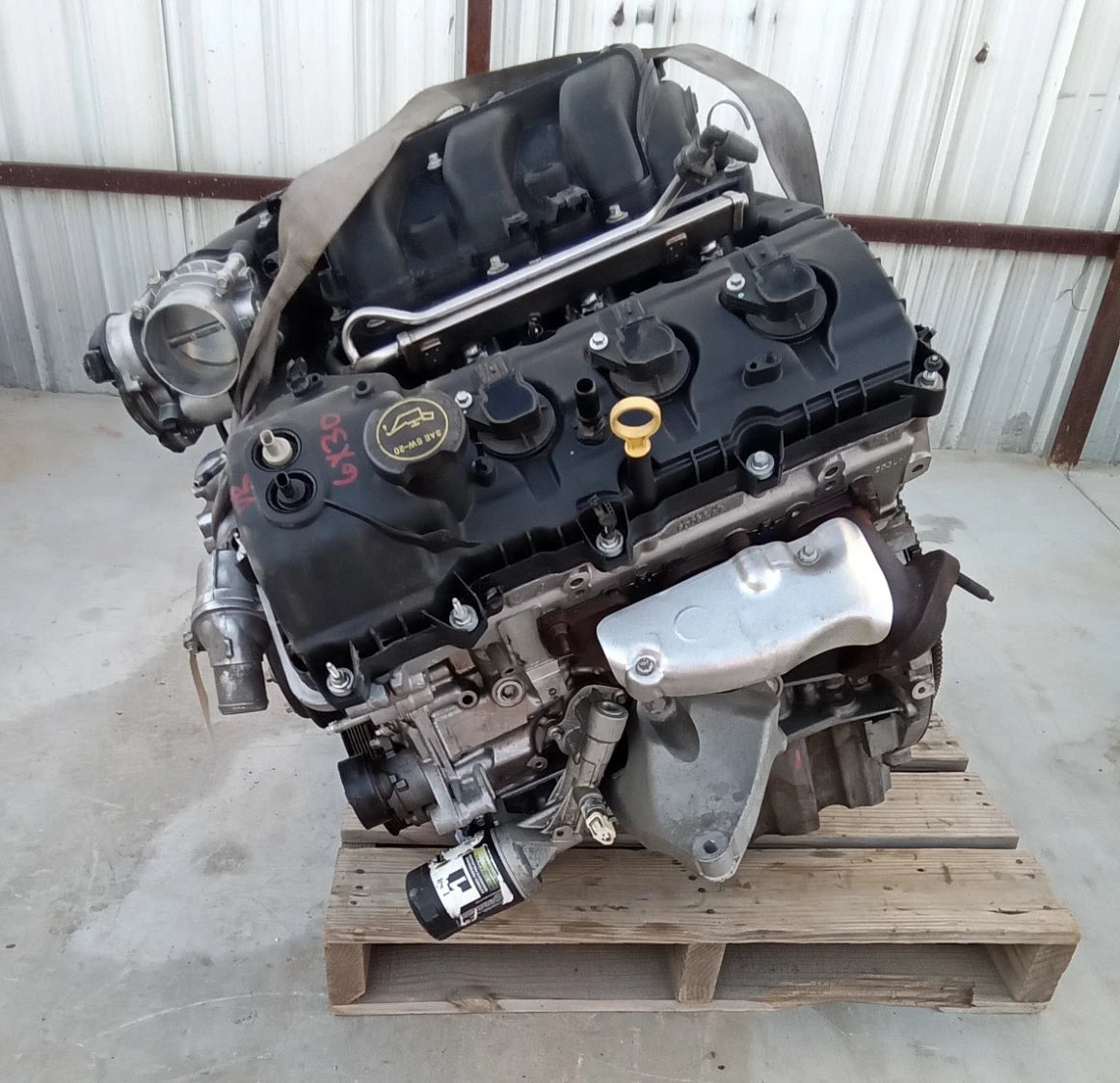 2011 2012 2013 2014 FORD MUSTANG 3.7L V6 ENGINE MOTOR ASSEMBLY VIN M