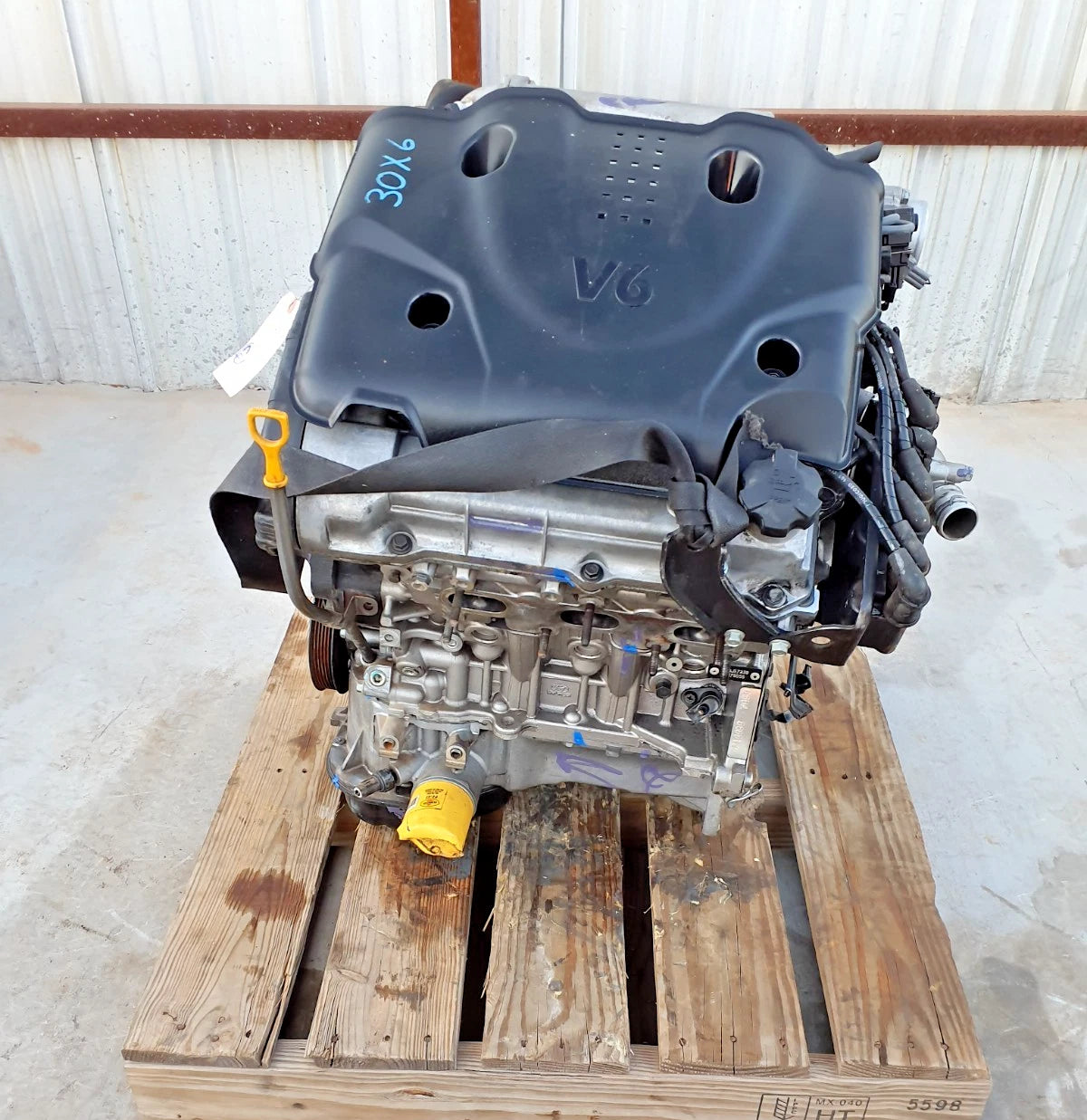 05-10 KIA SPORTAGE 05-09 HYUNDAI TUCSON 2.7L V6 ENGINE MOTOR ASSY VIN 3 &D G6BA