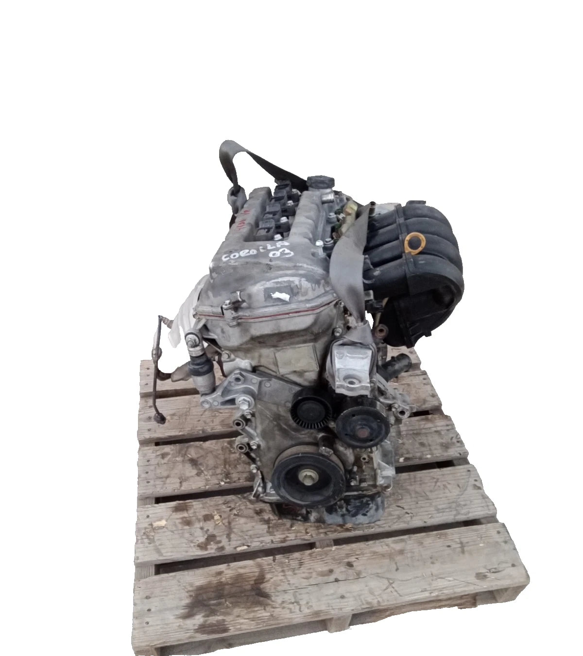 2003 2004 (THRU 04/04) TOYOTA COROLLA 1.8L ENGINE MOTOR ASSEMBLY VIN R 1ZZFE