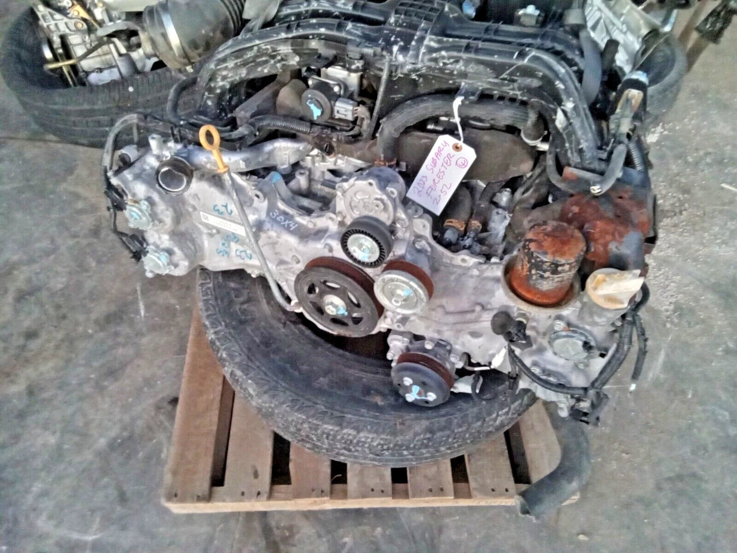 2022 2023 SUBARU FORESTER 2.5L 4CYL ENGINE MOTOR ASSEMBLY GRADE 14K MILES