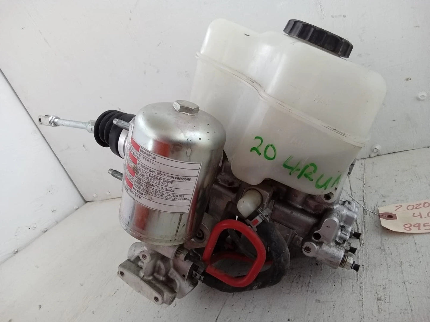 2020-2022 TOYOTA 4RUNNER 4.0L ABS PUMP BRAKE BOOSTER MASTER CYLINDER 89541-35190