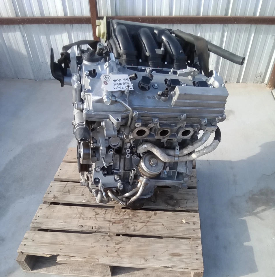 10 11 12 13 TOYOTA HIGHLANDER 3.5L ENGINE MOTOR ASSY W/ OIL COOLER 2GRFE GRADE A