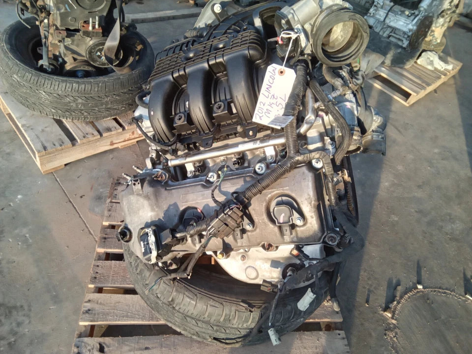 2011 2012 LINCOLN MKZ FORD FUSION VIN C, 8th digit 3.5L ENGINE MOTOR W/O COOLER