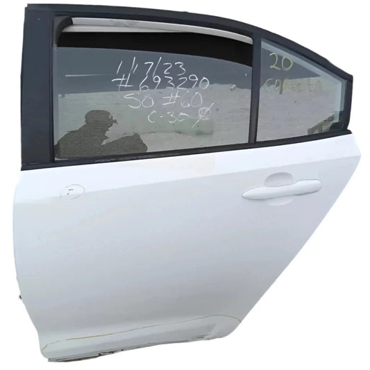 2020-2022 TOYOTA COROLLA SEDAN REAR LEFT DRIVER SIDE LH DOOR WHITE COLOR - 040