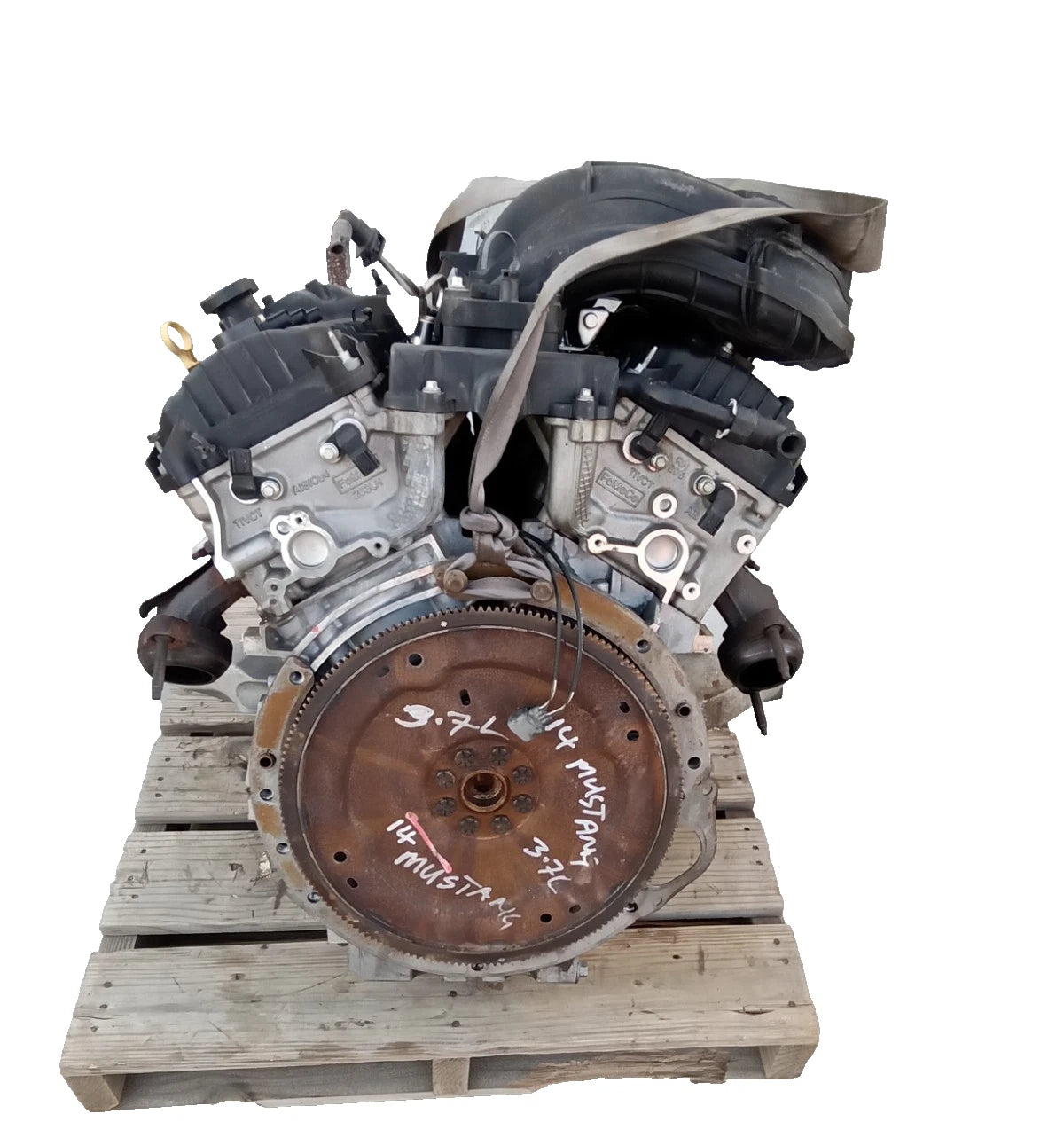 2011 2012 2013 2014 FORD MUSTANG 3.7L V6 ENGINE MOTOR ASSEMBLY VIN M