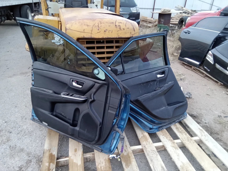 2015 2016 2017 TOYOTA CAMRY FRONT AND REAR LEFT DRIVER SIDE DOORS SET(2 DOORS)
