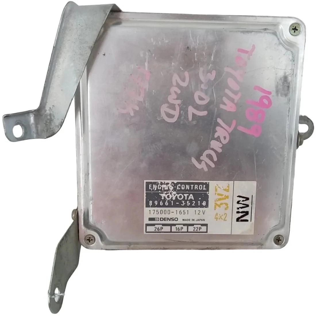 1989 TOYOTA PICKUP TRUCK 3.0L ENGINE COMPUTER CONTROL MODULE ECU ECM 89661-35210