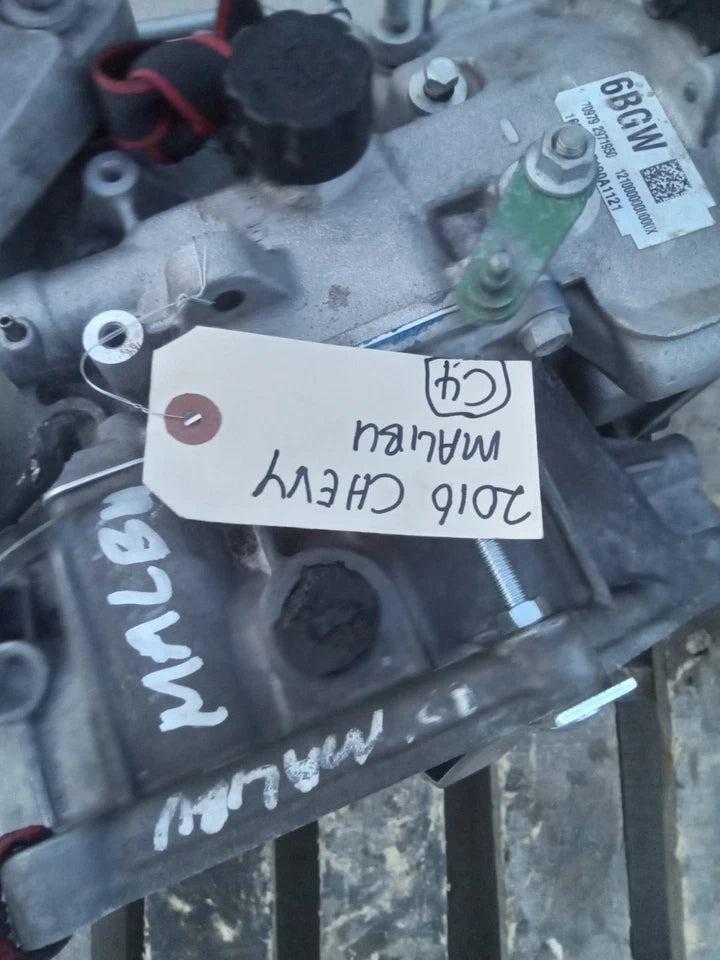 15 16 CHEVY MALIBU 2.5L 2WD 4X2 VIN 1 AUTOMATIC TRANSMISSION ASSEMBLY 6BGW