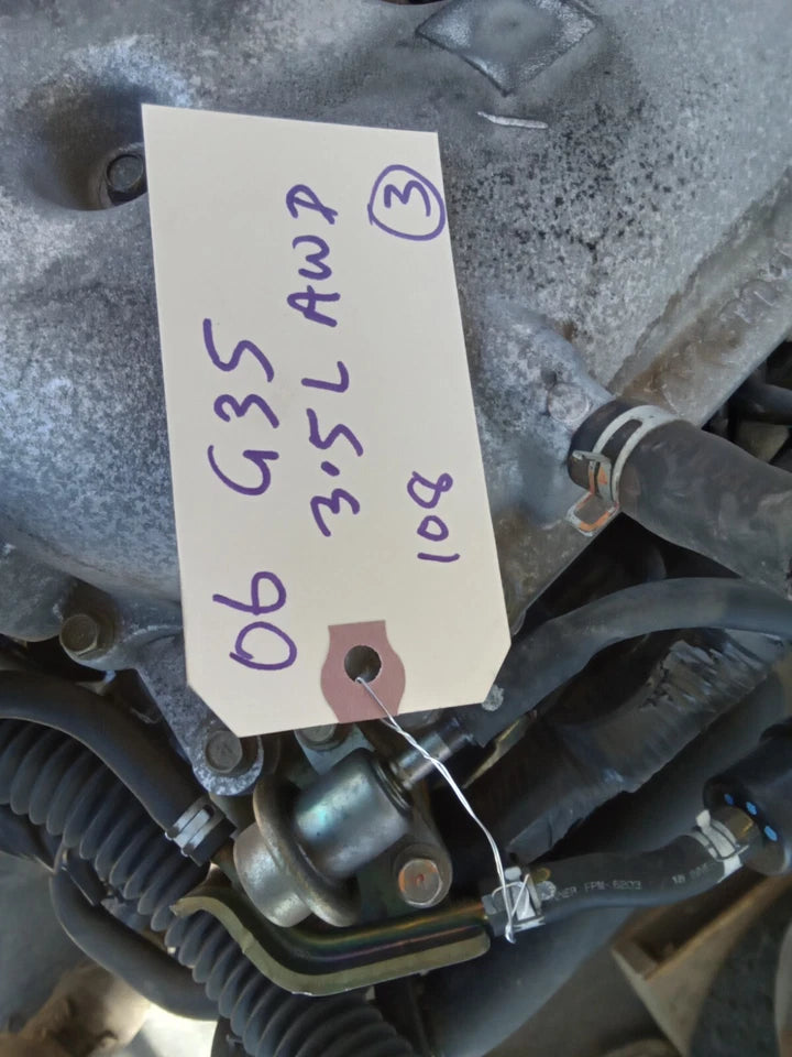 05-06 INFINITI G35 05-08 FX 35 08 M35 3.5L V6 4x4 AWD ENGINE MOTOR VQ35DE