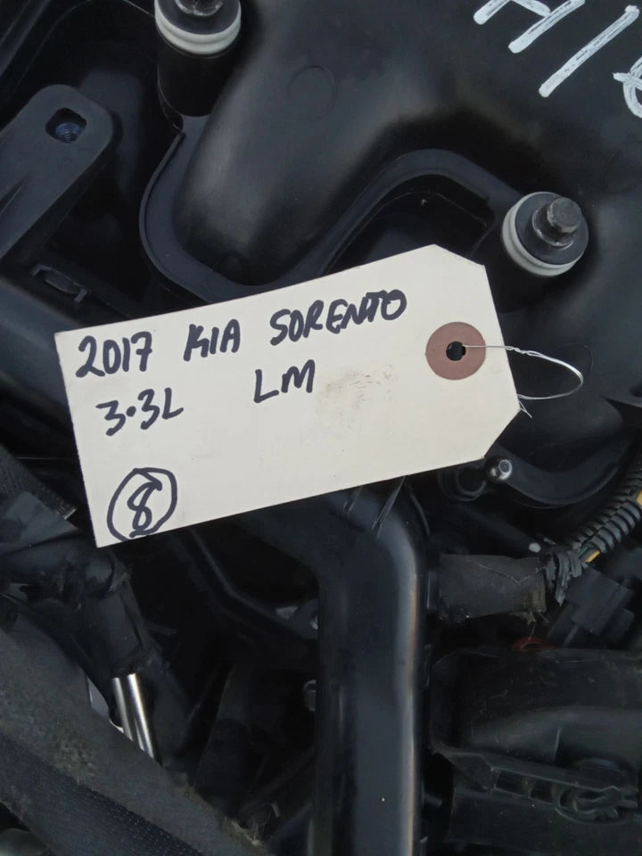 14 15 16 17 18 KIA SORENTO 3.3L V6 ENGINE MOTOR ASSEMBLY VIN 5 & 7 LOW MILE G6DH