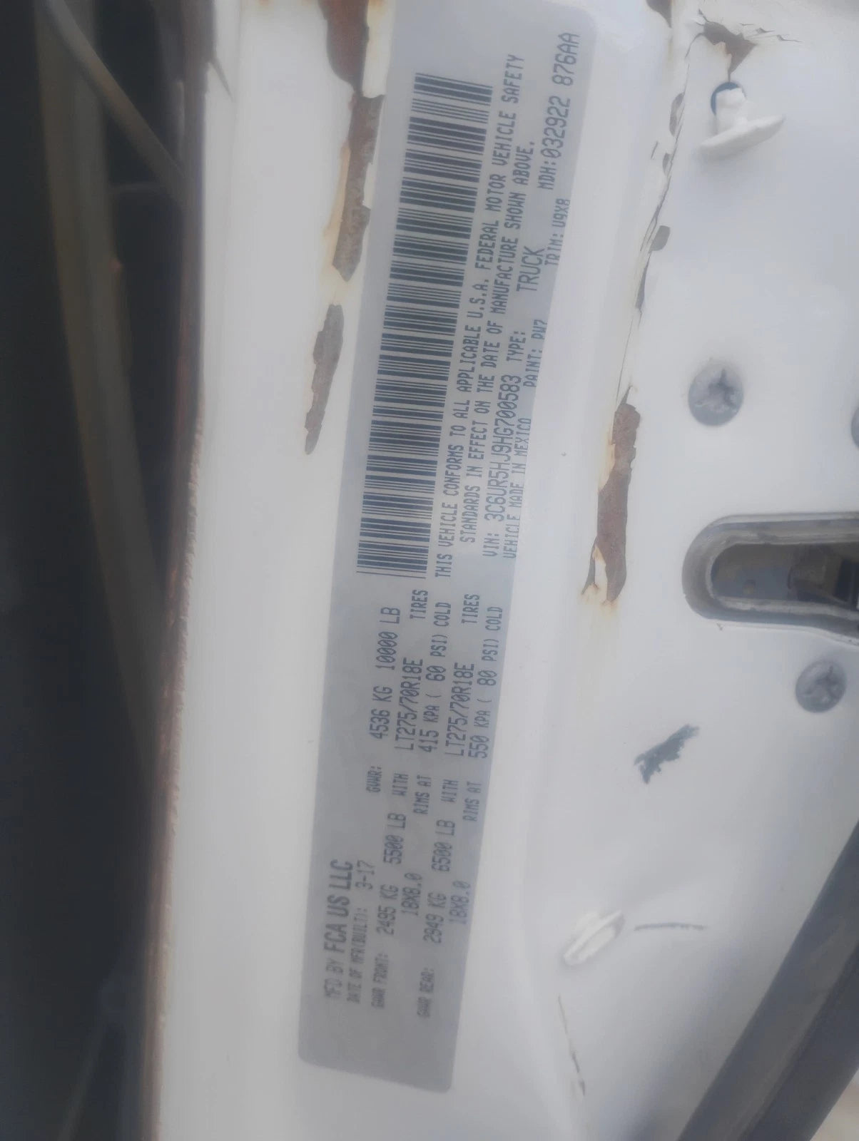 2014-2018 DODGE RAM 2500 REAR END DIFFERENTIAL AXLE CARRIER 4X4 5146385AL
