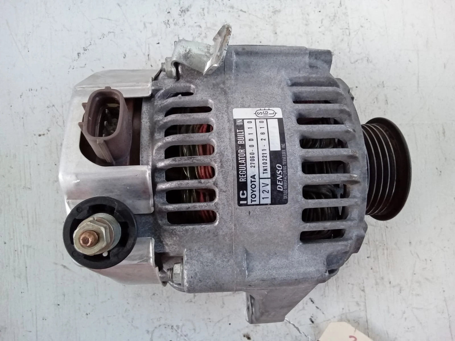 2003-2008 TOYOTA COROLLA 1.8L ALTERNATOR GENERATOR 27060-0D110 | TN102211-2610