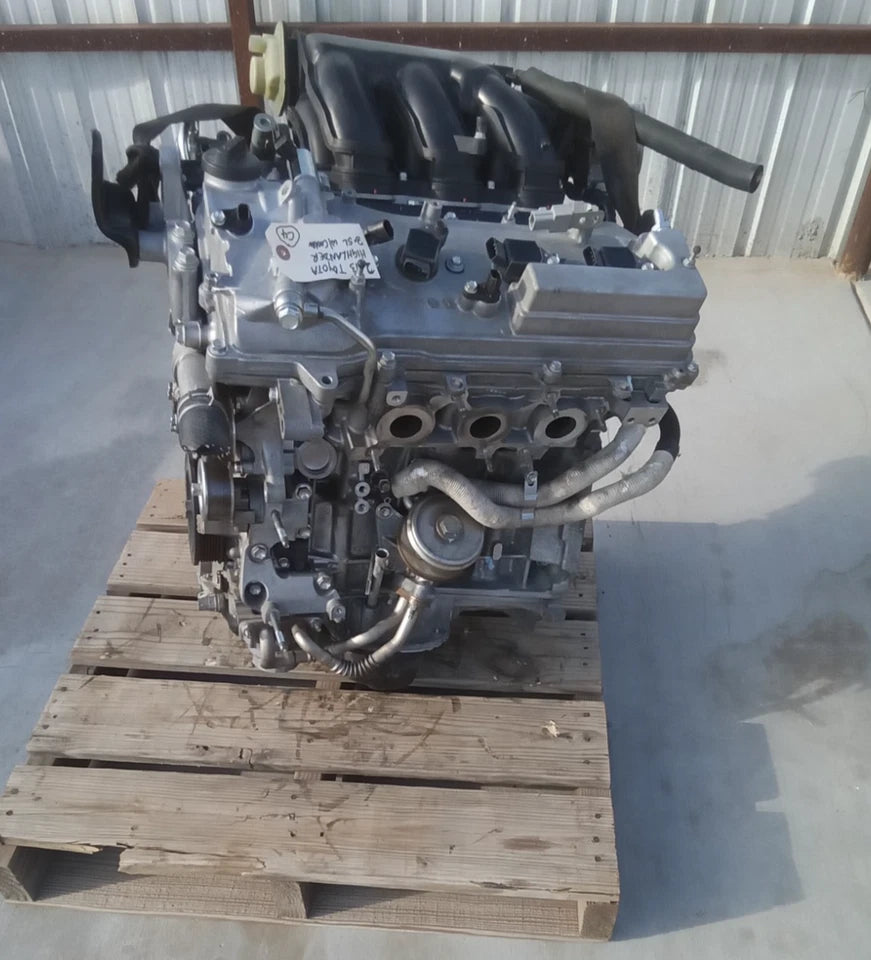 10 11 12 13 TOYOTA HIGHLANDER 3.5L ENGINE MOTOR ASSY W/ OIL COOLER 2GRFE GRADE A