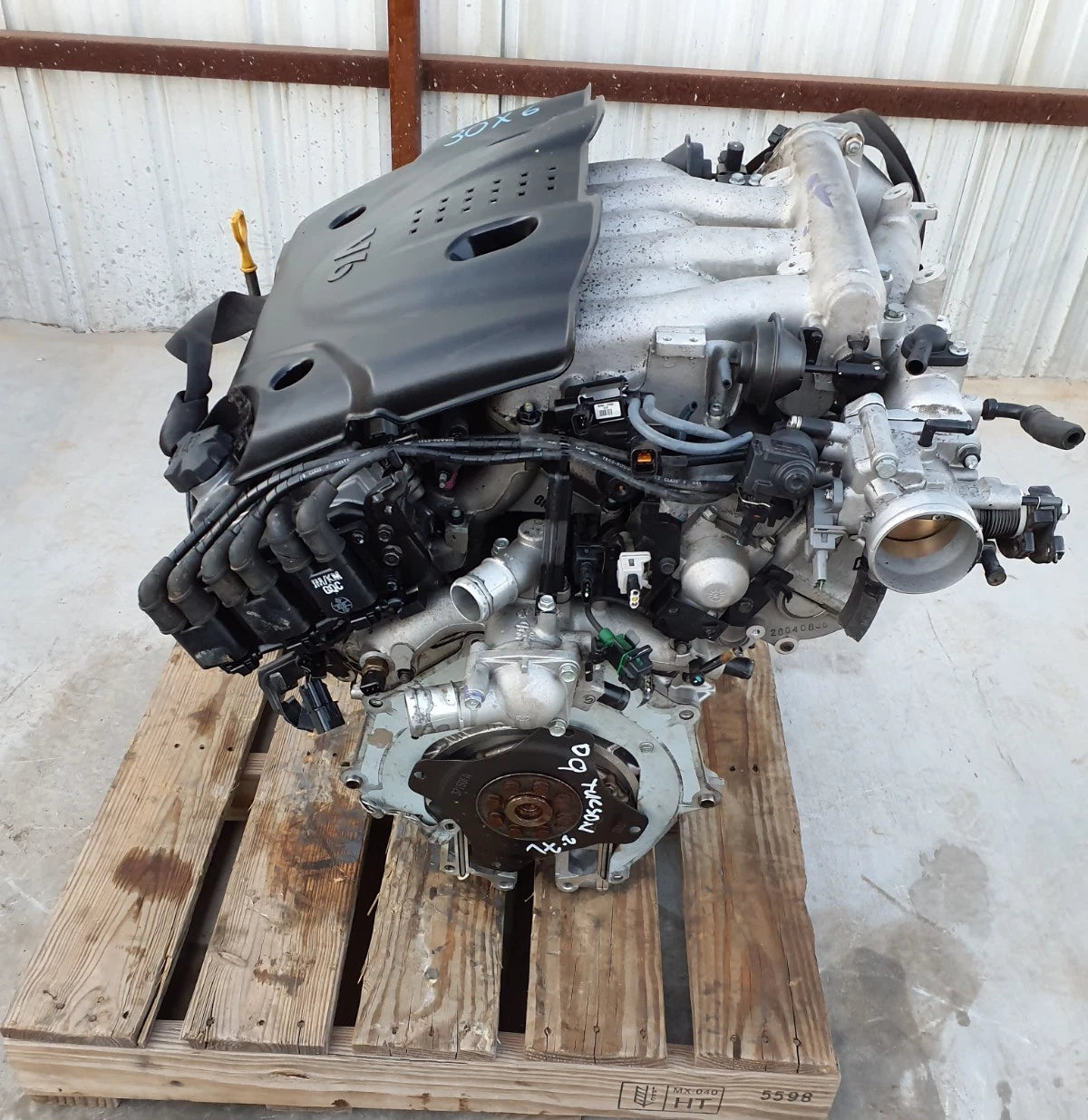 05-10 KIA SPORTAGE 05-09 HYUNDAI TUCSON 2.7L V6 ENGINE MOTOR ASSY VIN 3 &D G6BA