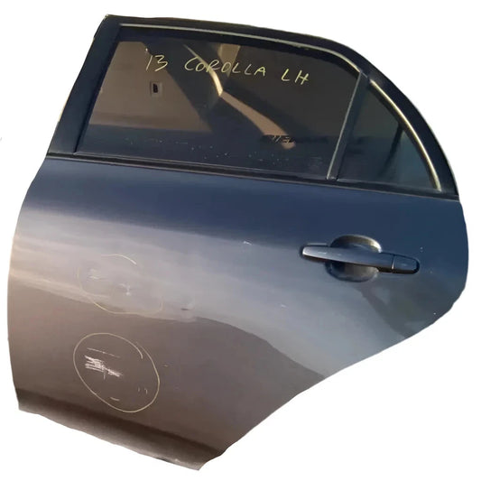 2009 2010 2011 2012 2013 TOYOTA COROLLA REAR LEFT LH SIDE DOOR - GRAY COLOR