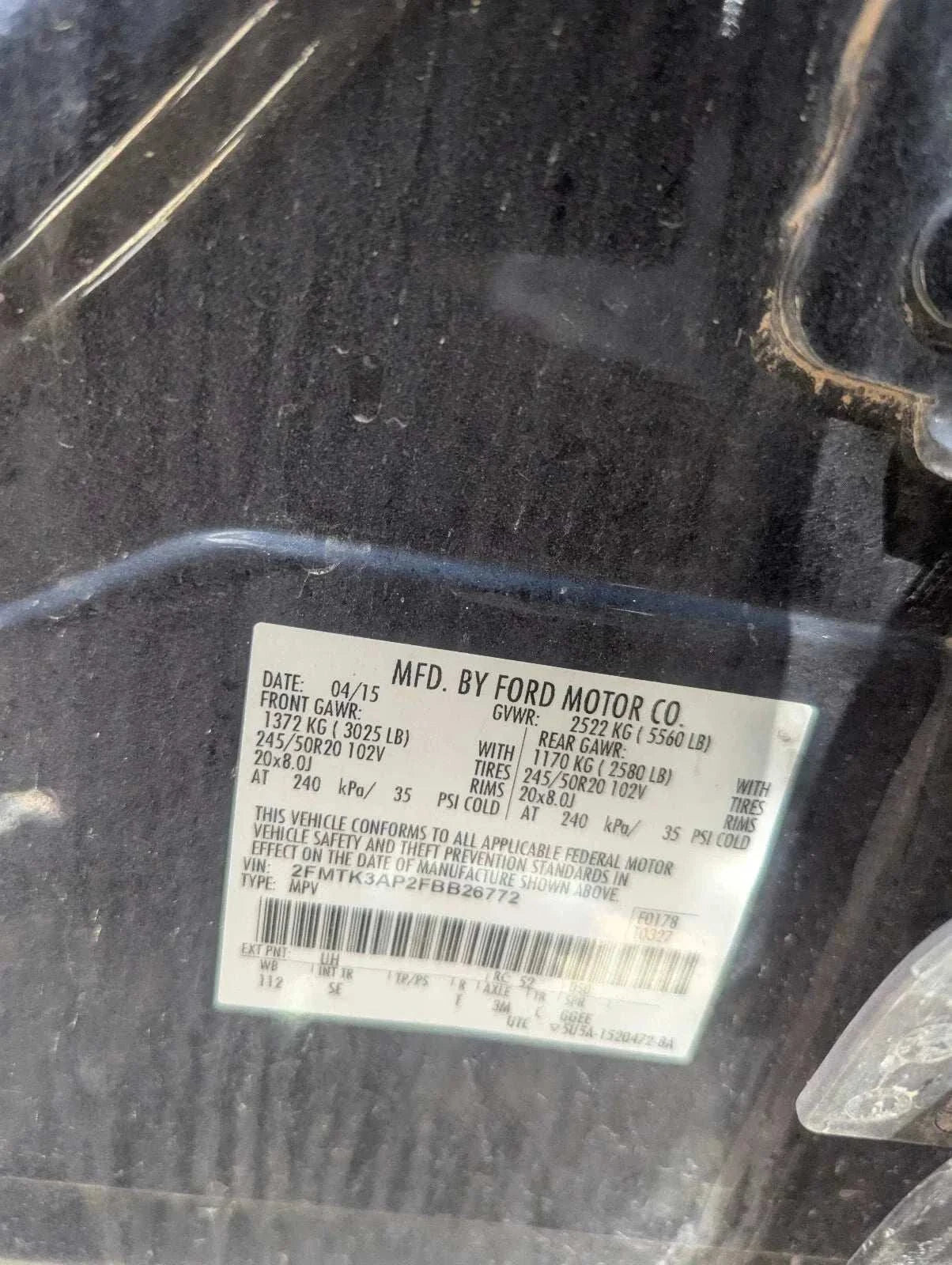 OEM Part Number F2GP-7000-TC
