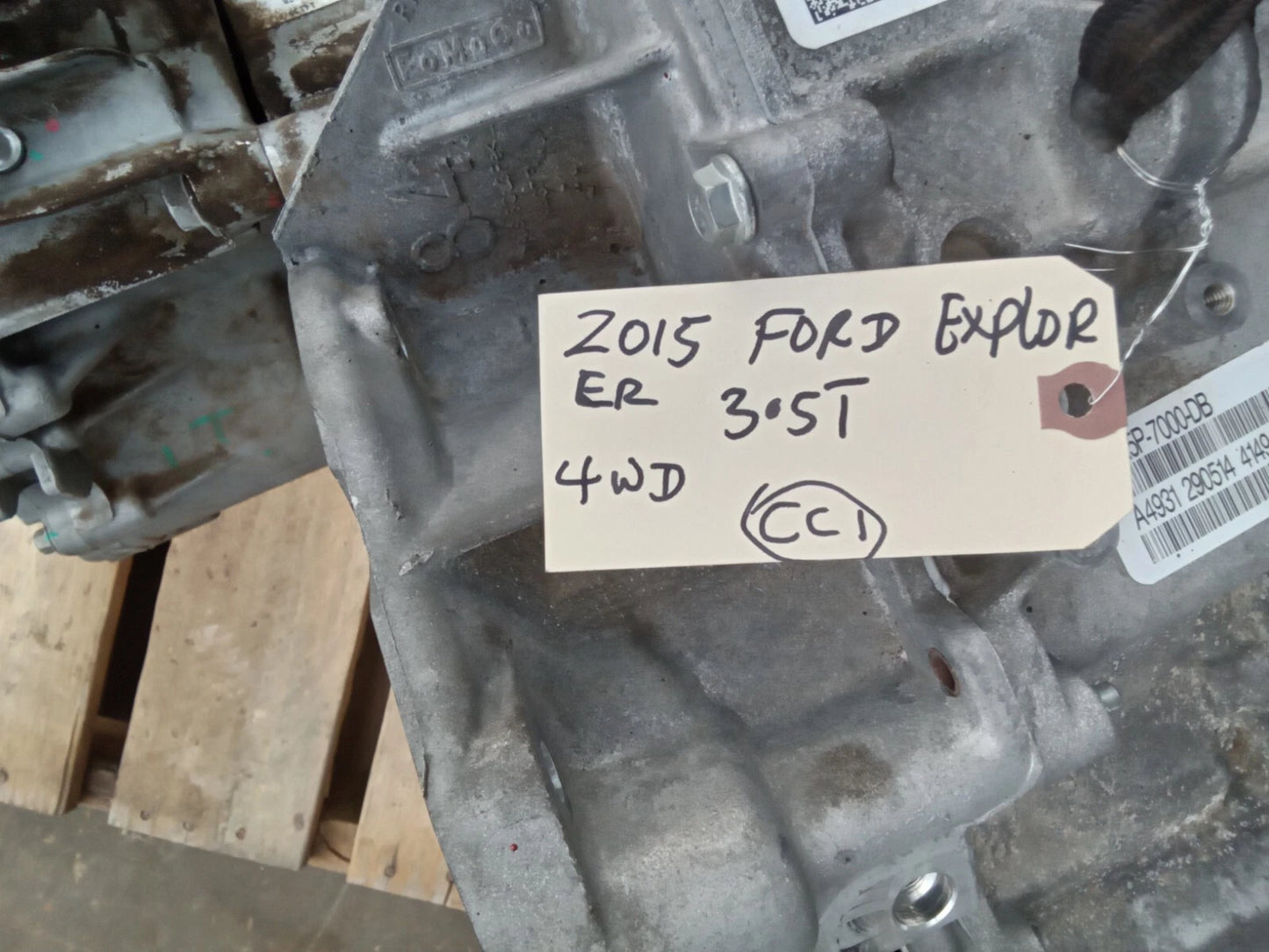 13-19 FORD EXPLORER FLEX TAURUS MKT 13-16 MKS 3.5L AWD TRANSMISSION W/TRANSFER DA5P-7000-DB
